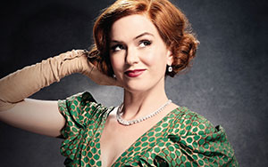 Isla Fisher as Ruth in Edward Hall`s film, `Blithe Spirit`